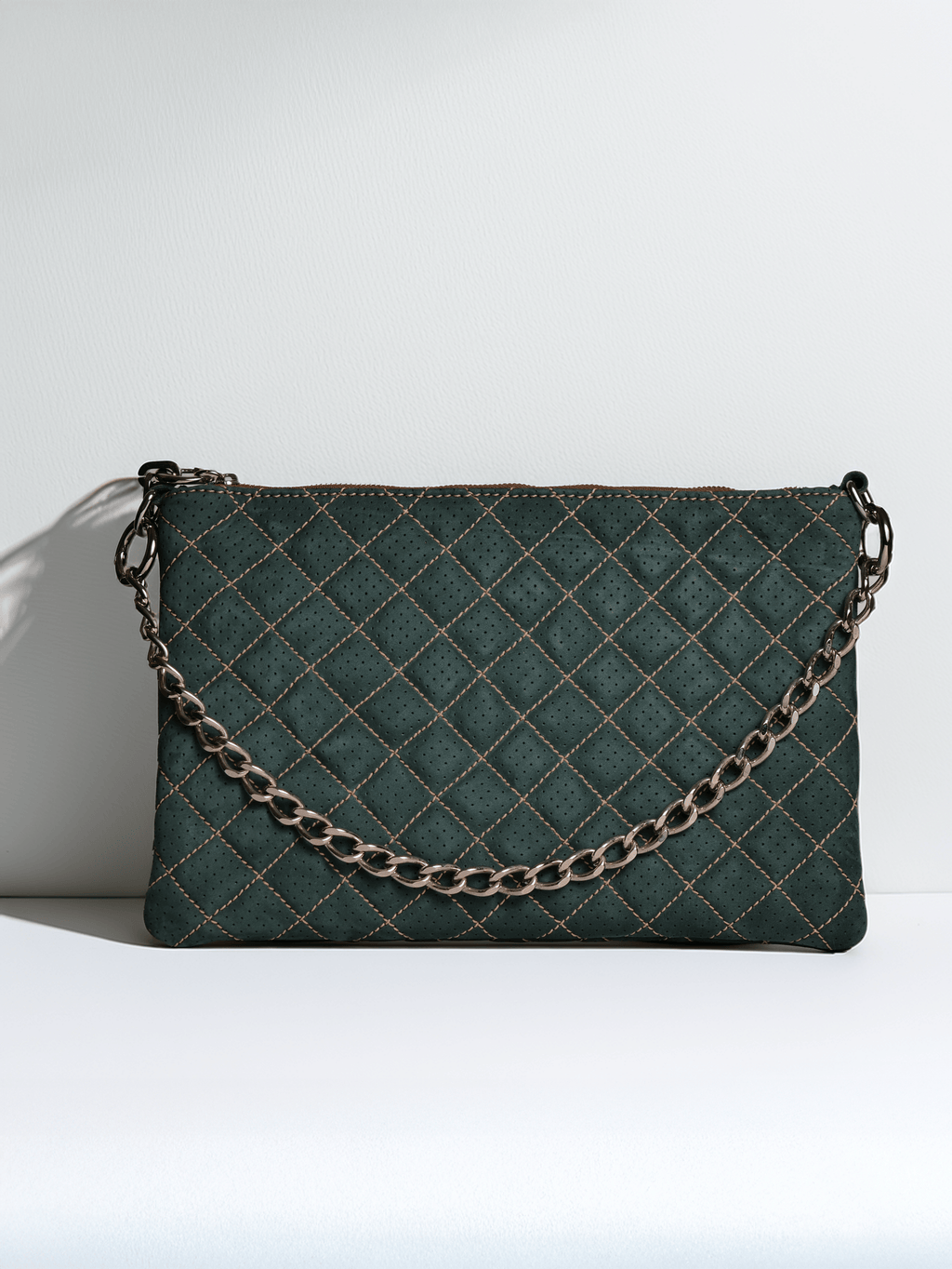 Sac Pochette Octotrend matelassée Bi-ton