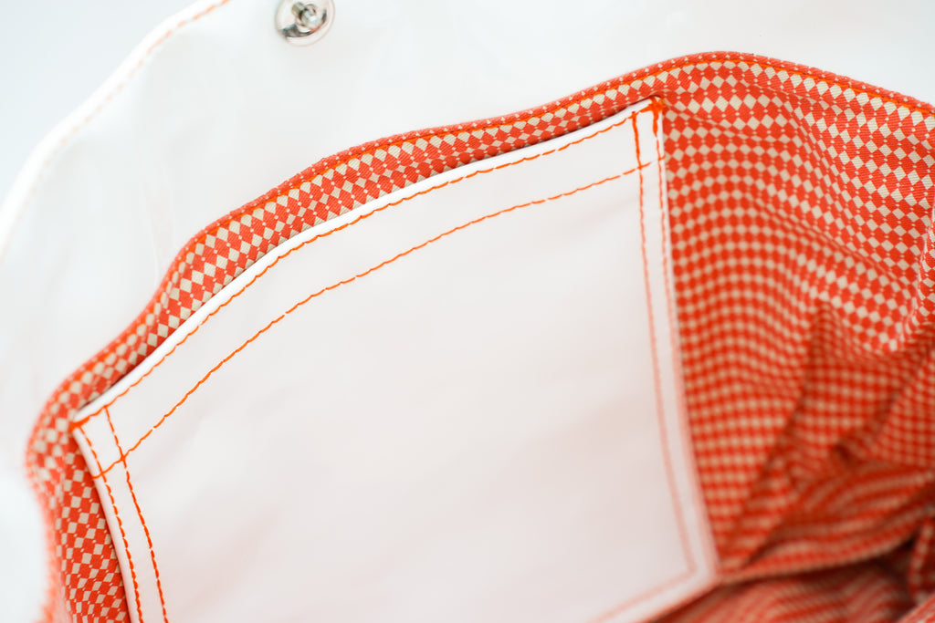 Sac Vagus Blanc/Orange
