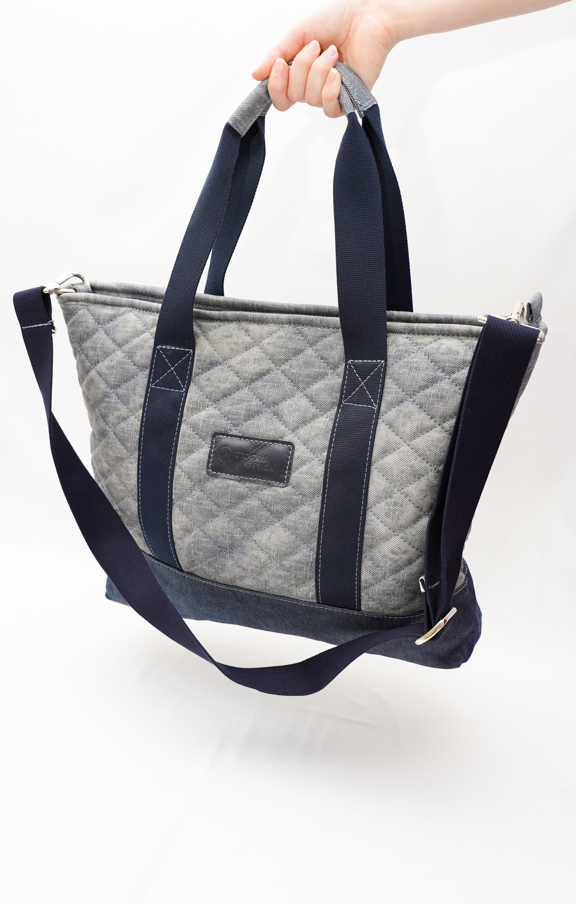 Sac Designo Gris/Bleu