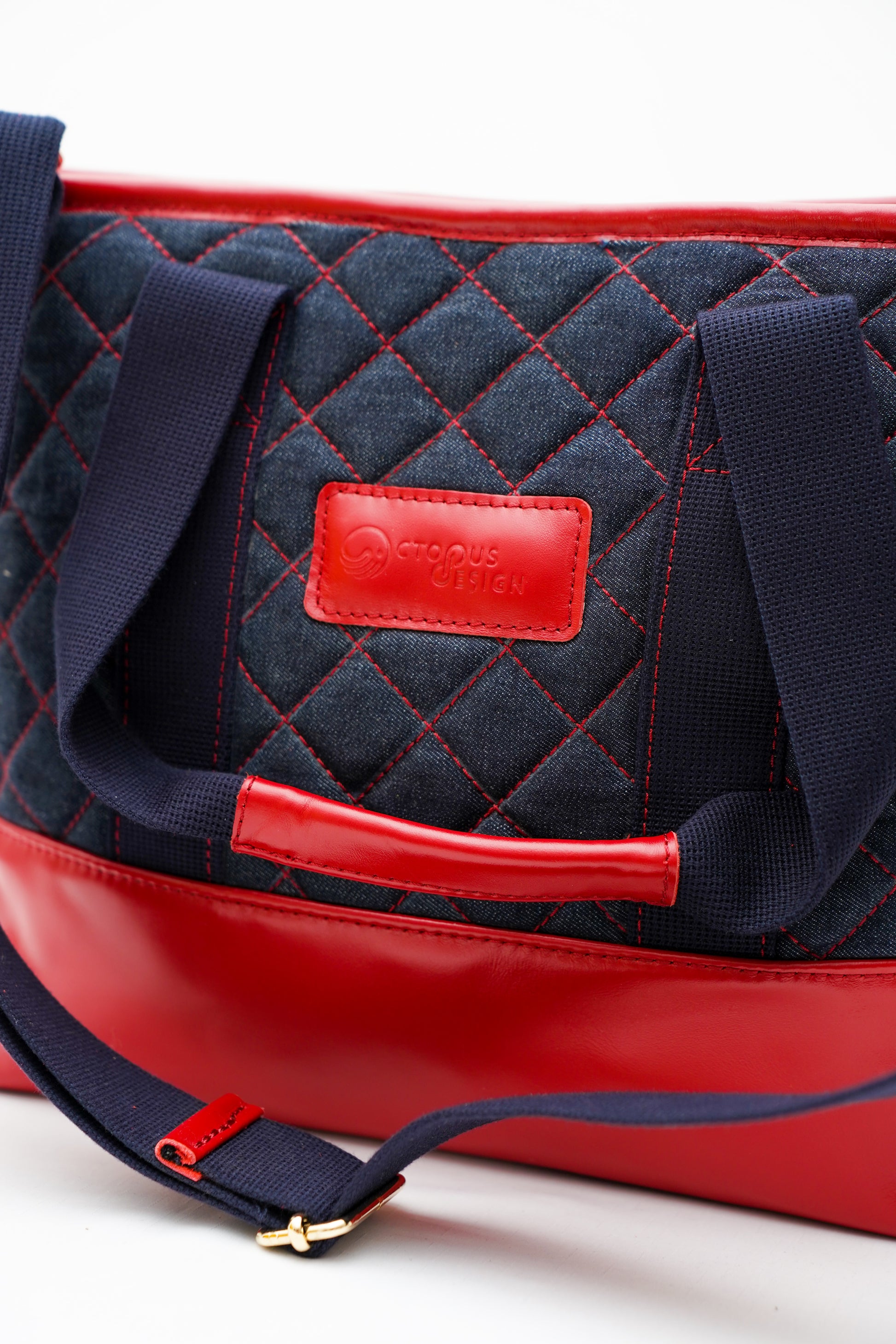 Sac Designo                                     Rouge/ Denim