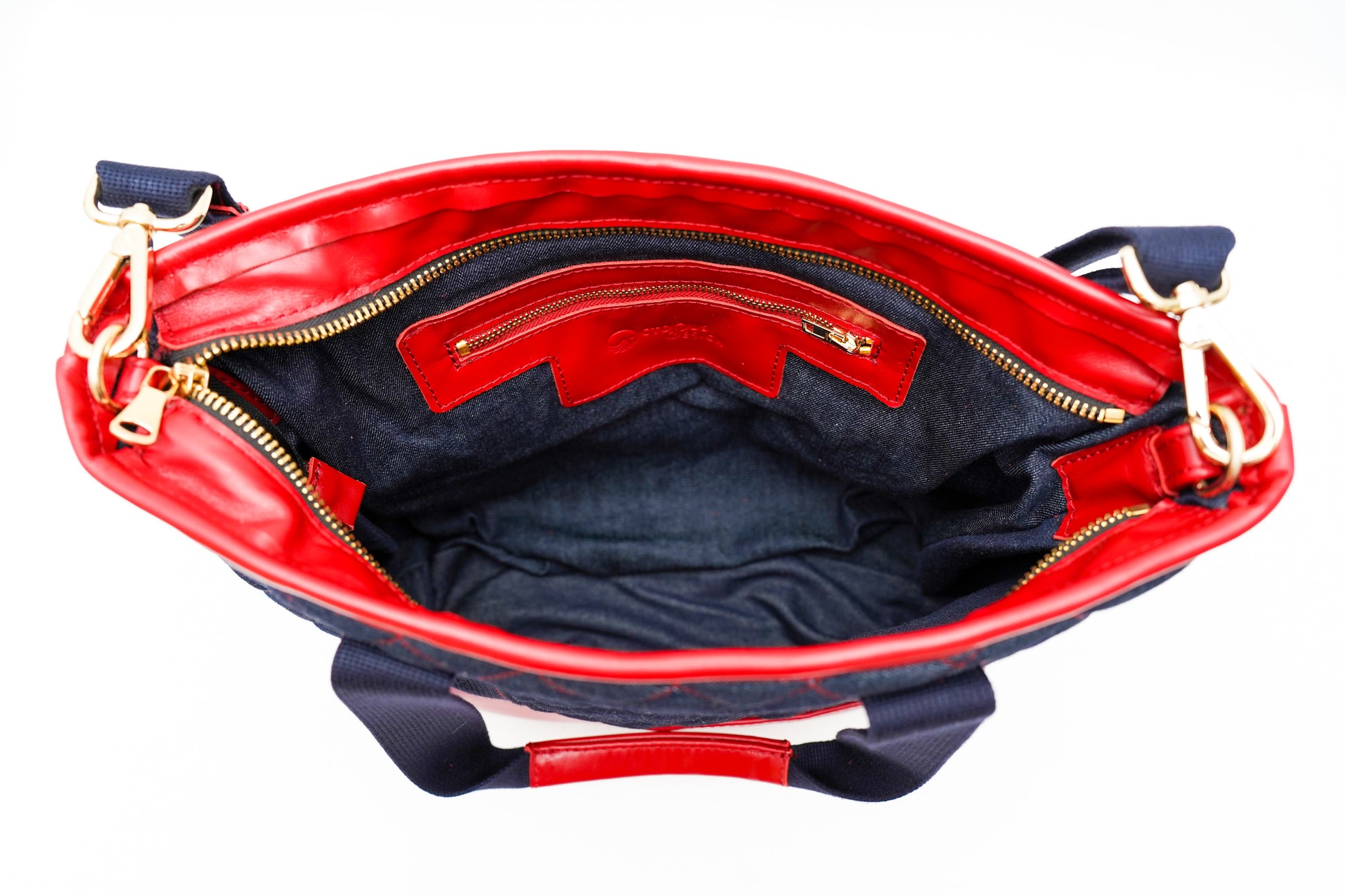 Sac Designo                                     Rouge/ Denim