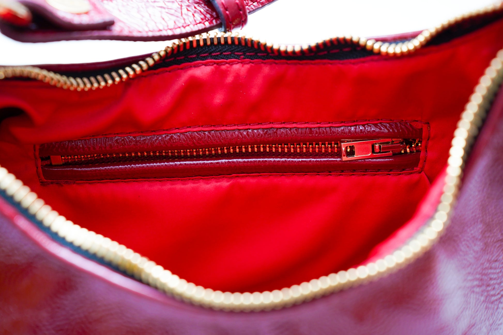 Sac Empreinte                                  Rouge vernis