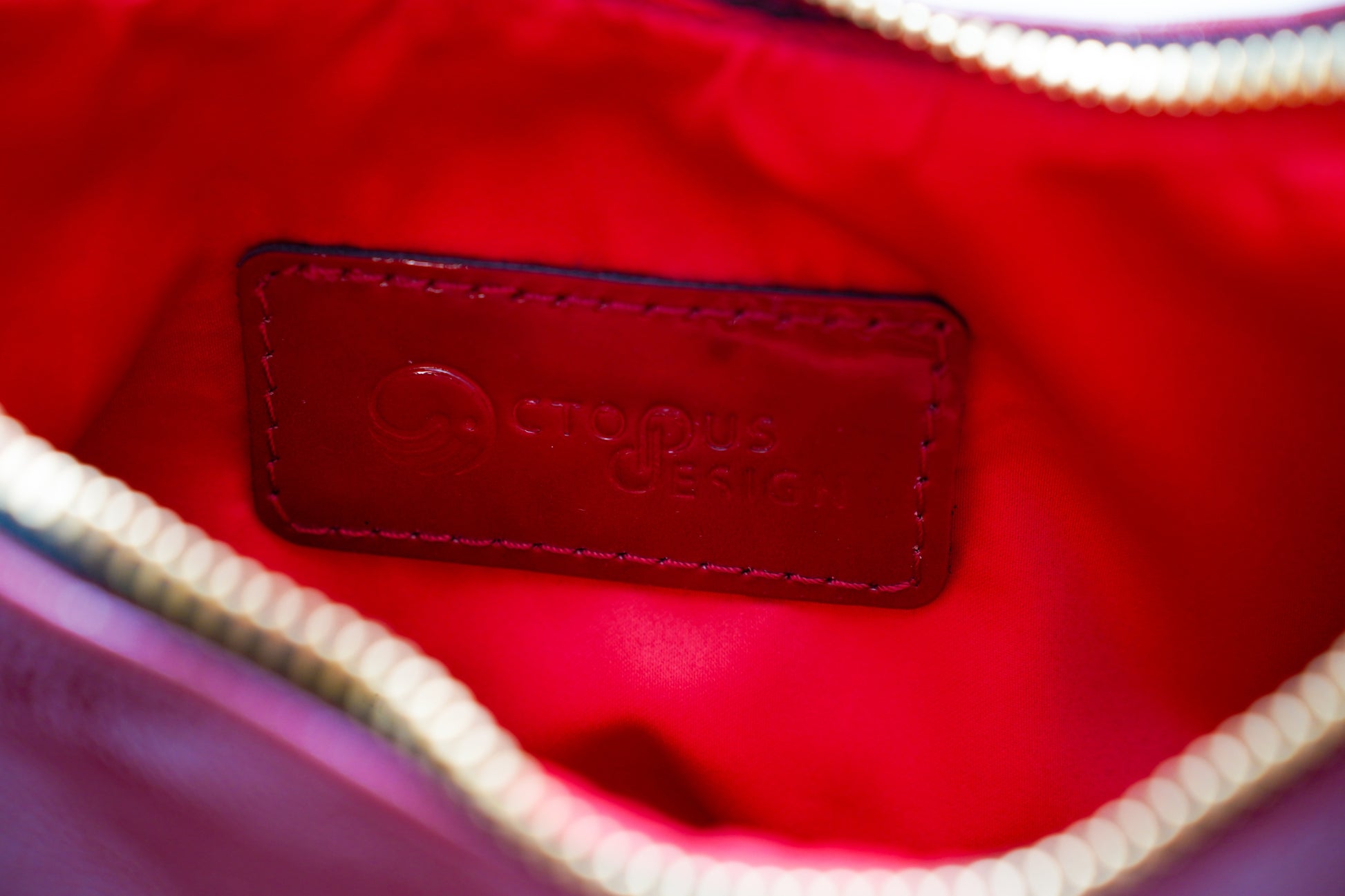 Sac Empreinte                                  Rouge vernis