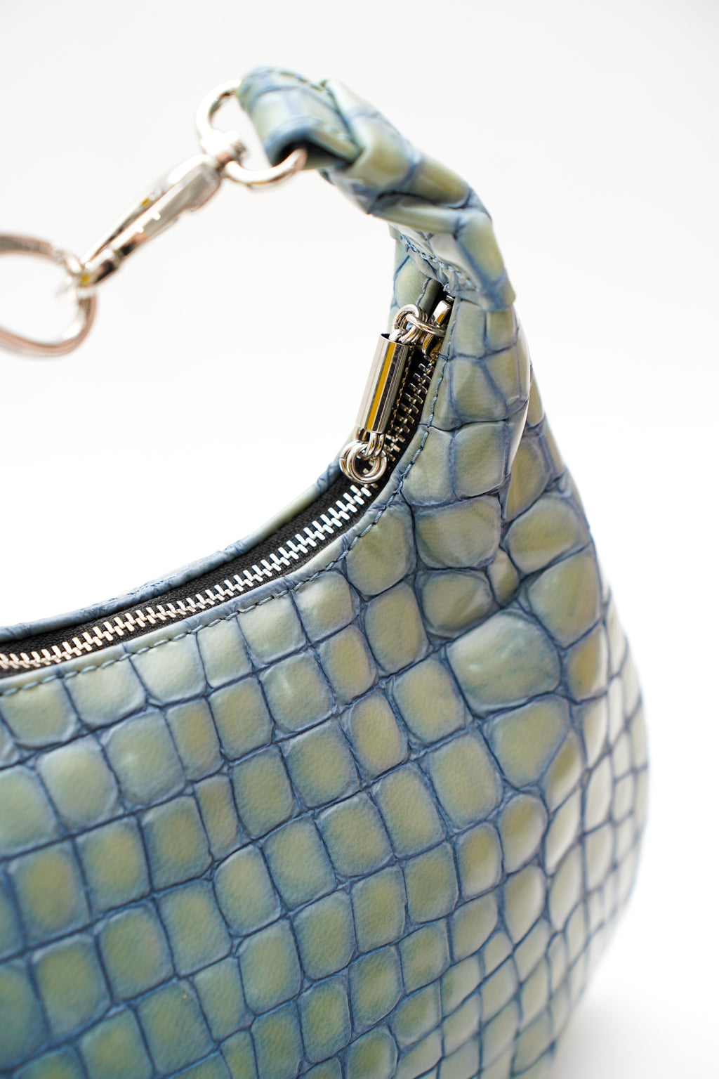 Mini Sac Empreinte                            Bleu Azur Sableux