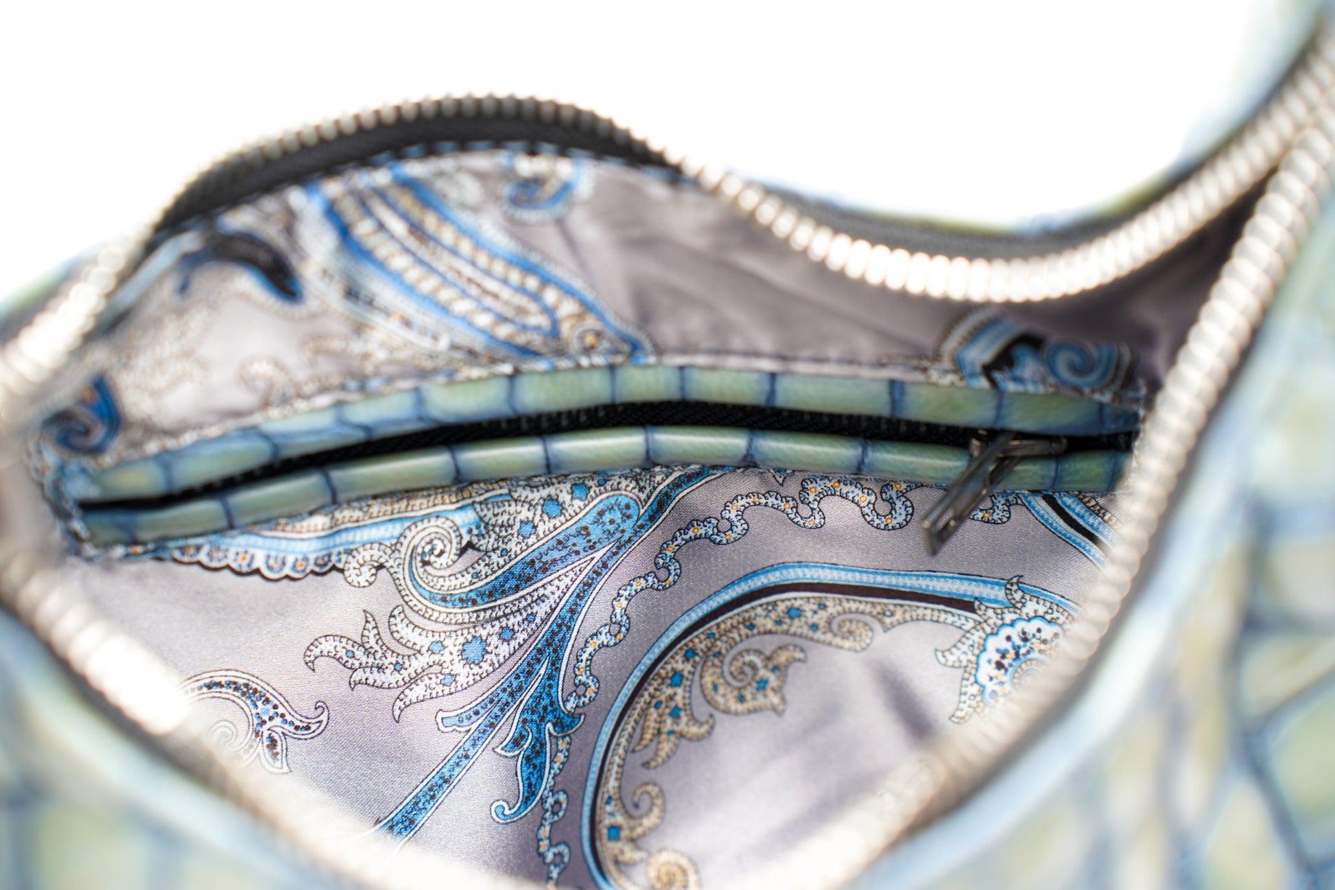 Mini Sac Empreinte                            Bleu Azur Sableux
