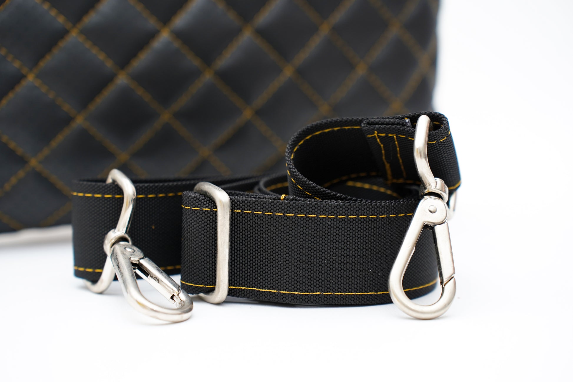 Pochette matelassé Noir