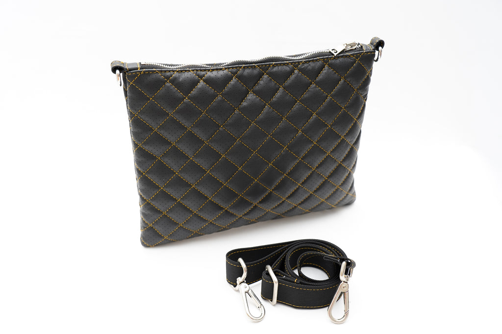 Pochette matelassé Noir