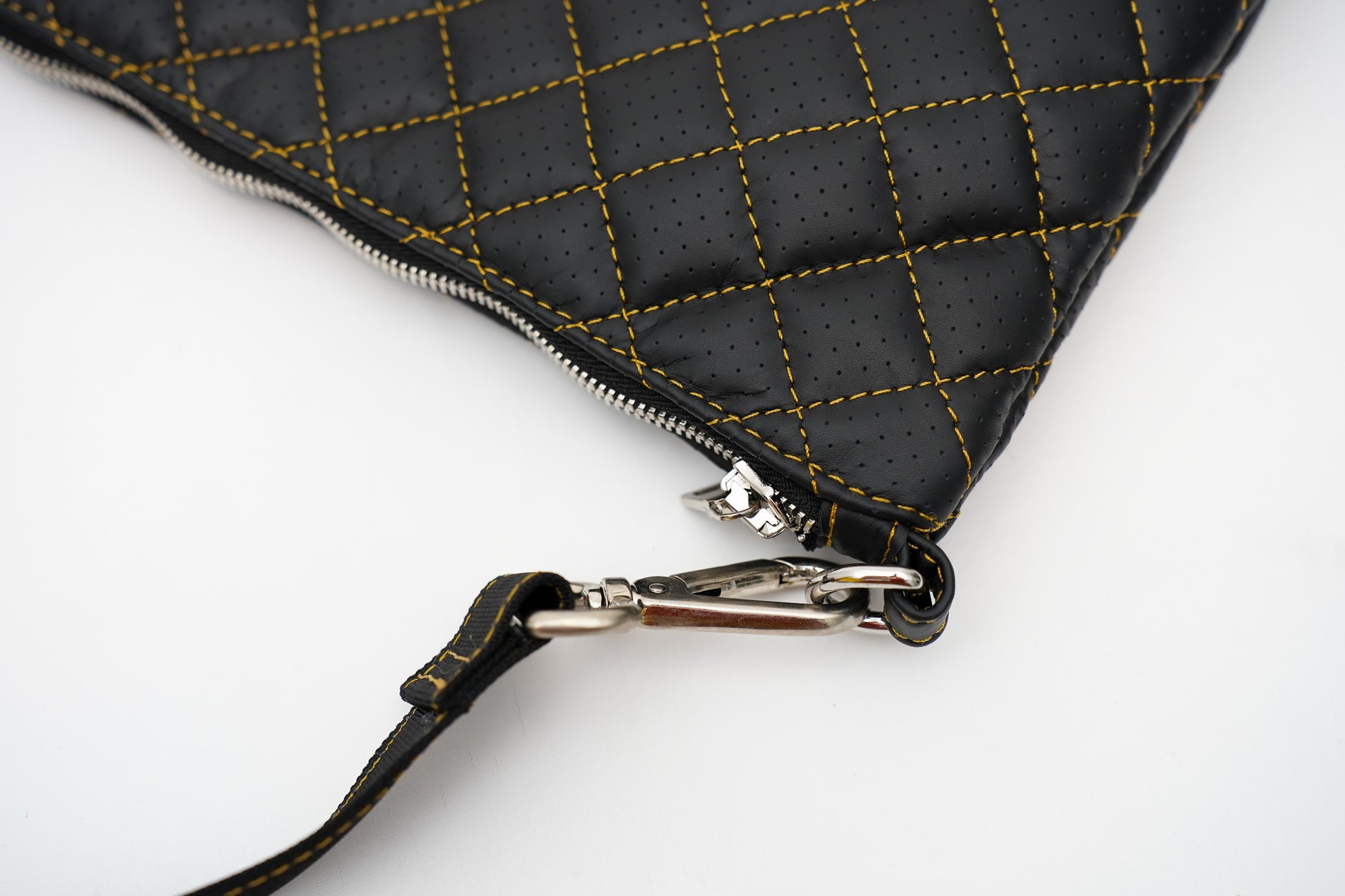 Pochette matelassé Noir