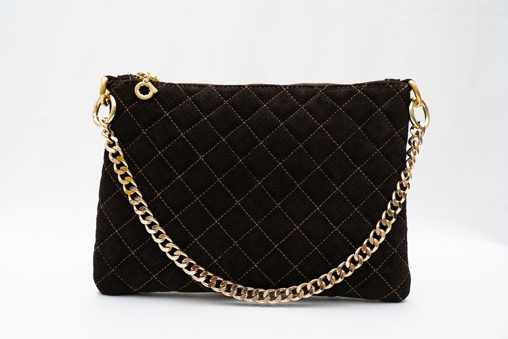Sac pochette Octotrend                     Marron foncé