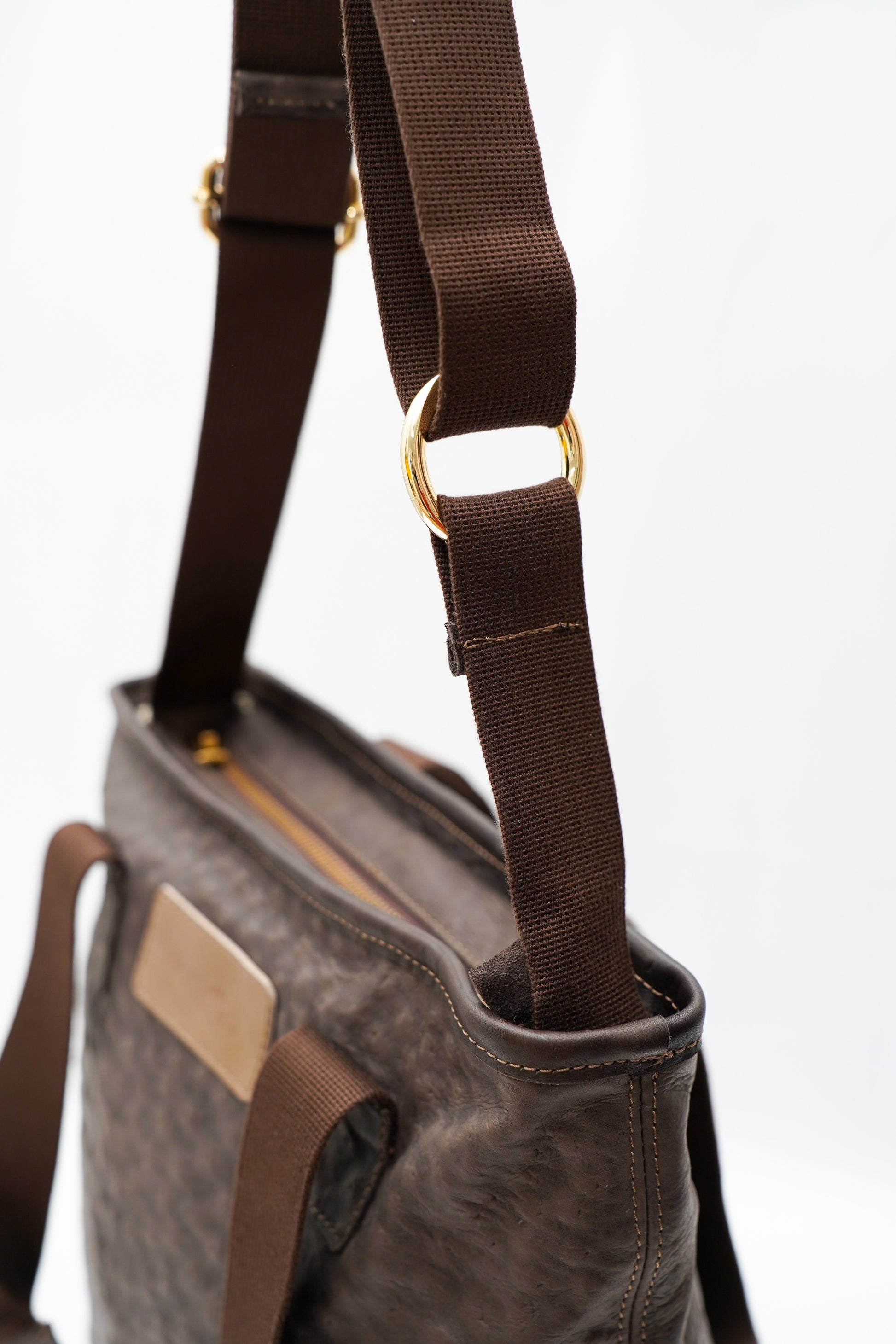 Sac épaulière                                      Marron autruche
