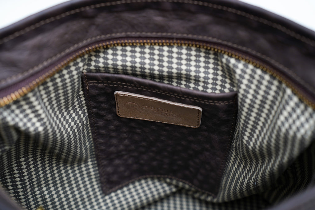 Sac épaulière                                      Marron autruche