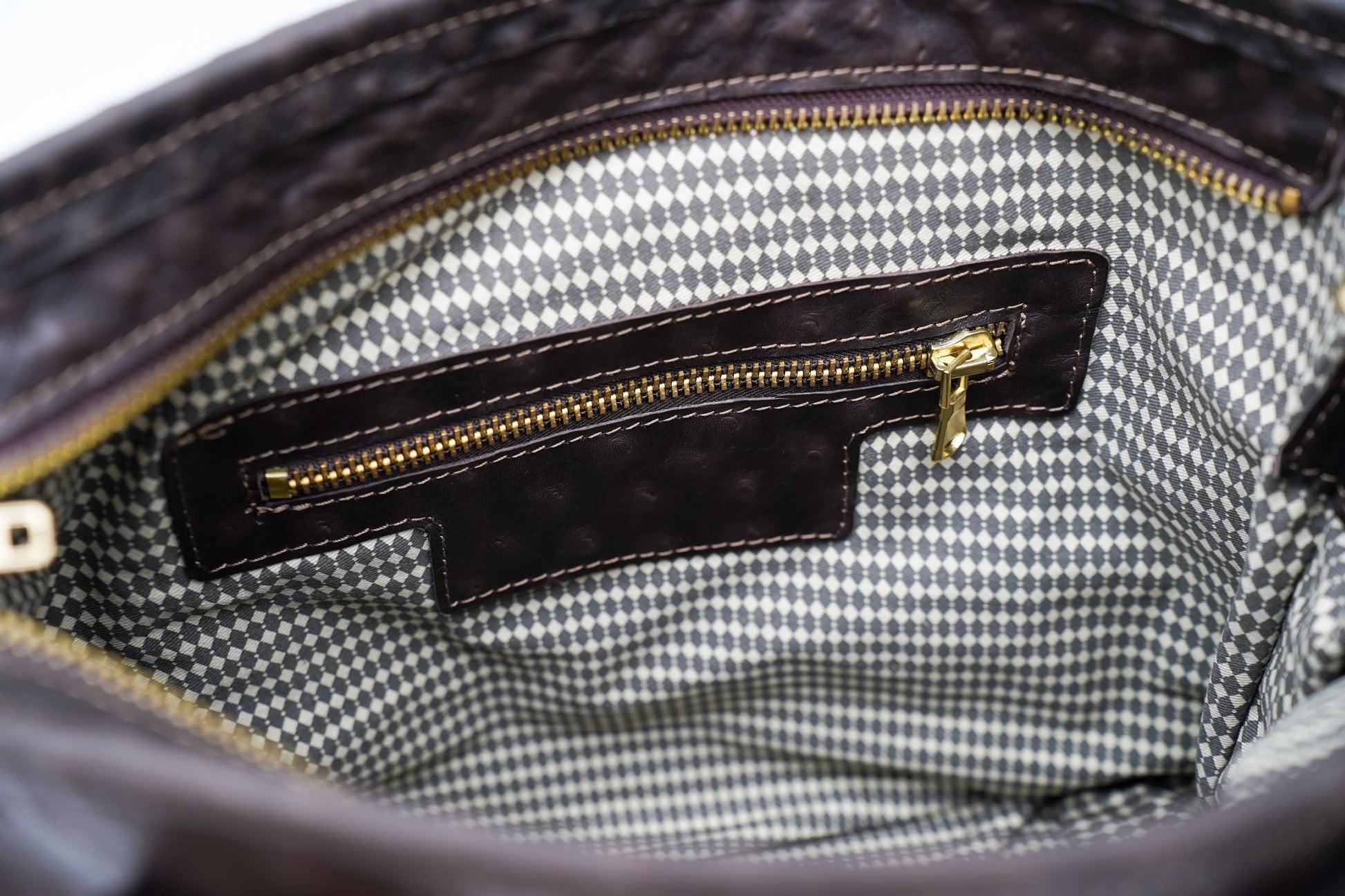 Sac Designo                                    Marron autruche