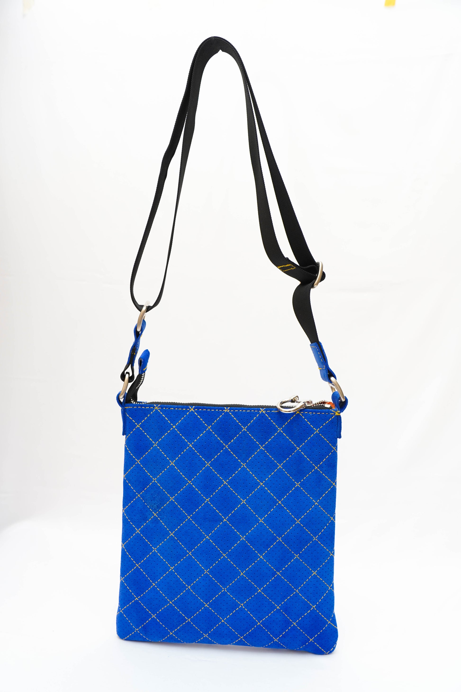 Sacoche Cuir renversé Bleu