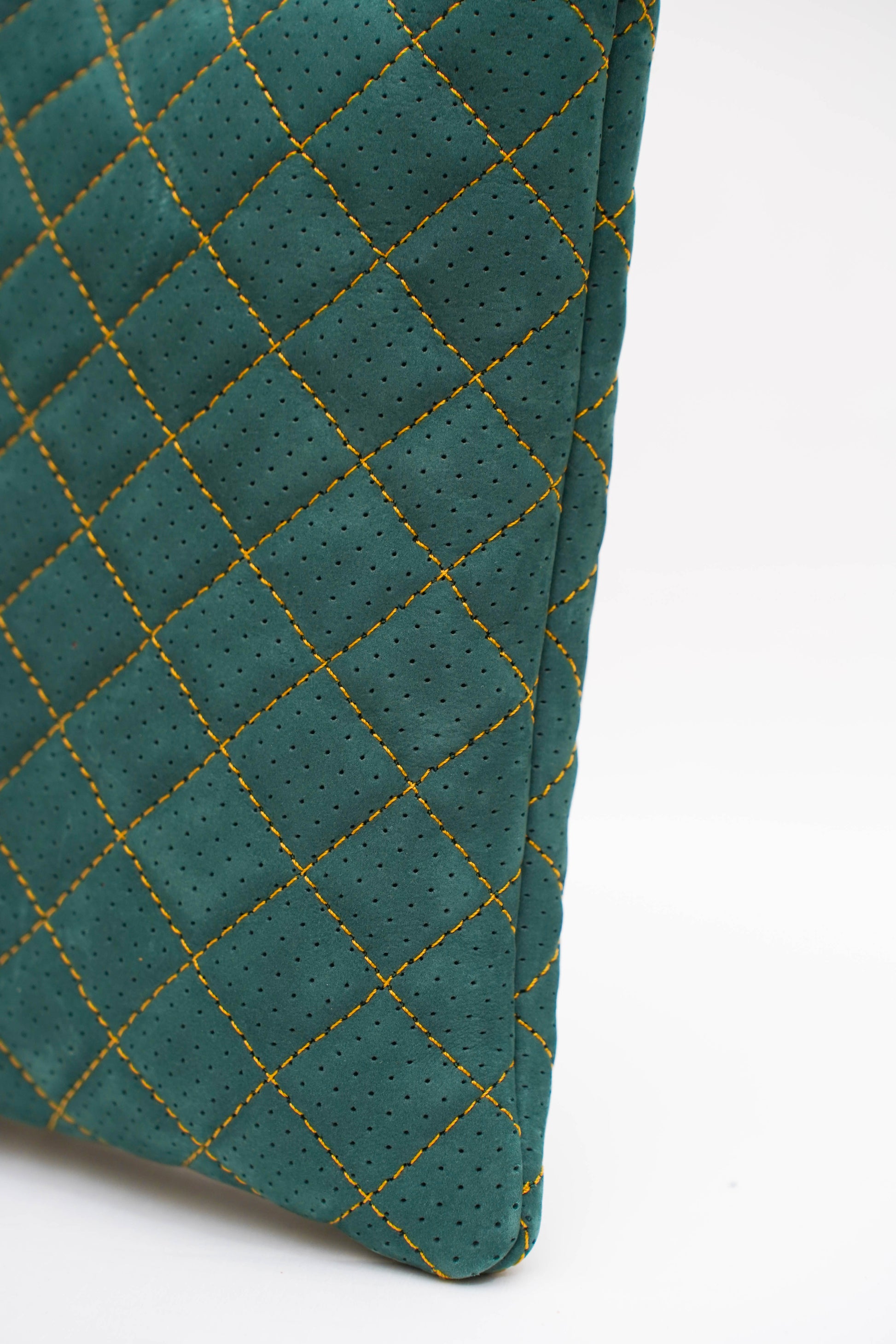 Sacoche Cuir renversé                  vert Emeraude