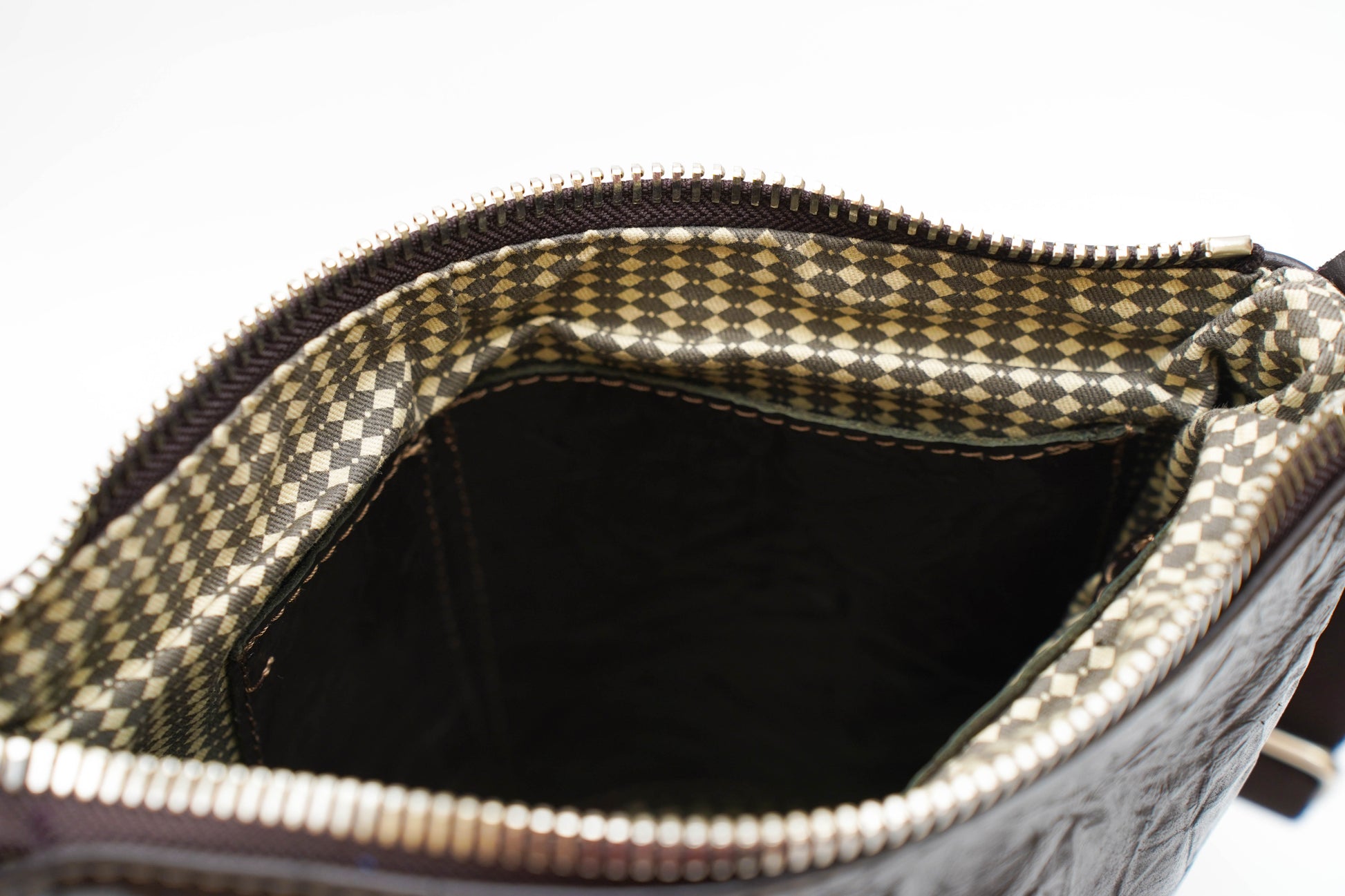 Sacoche Cuir frappé                         Marron