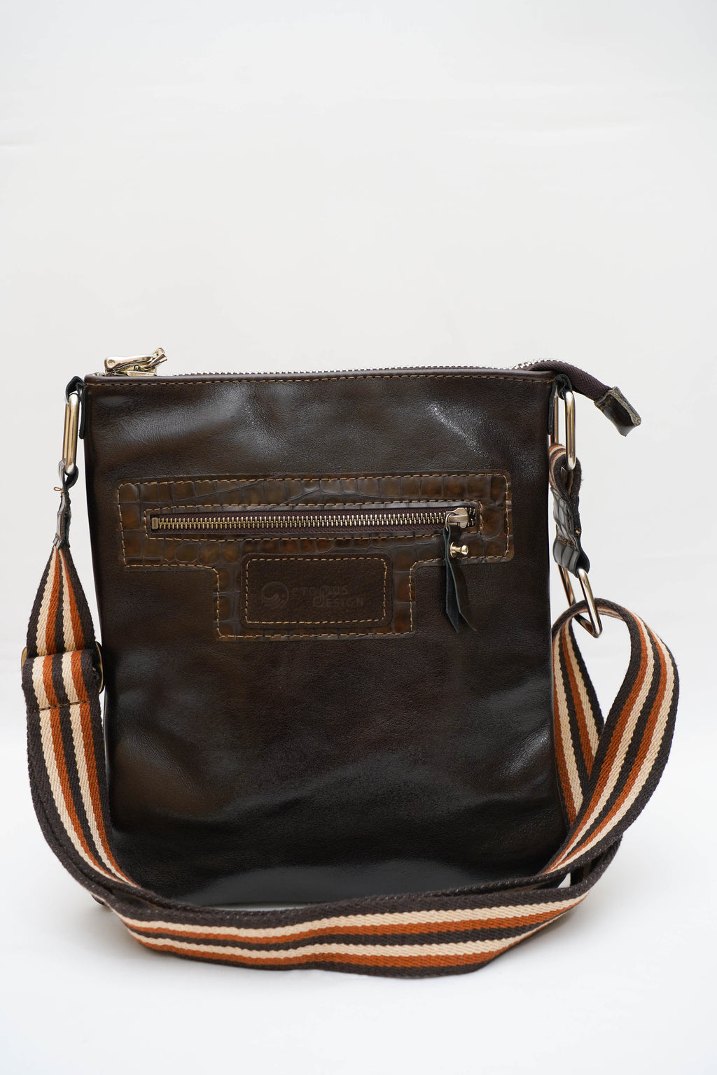 Sacoche marron foncé