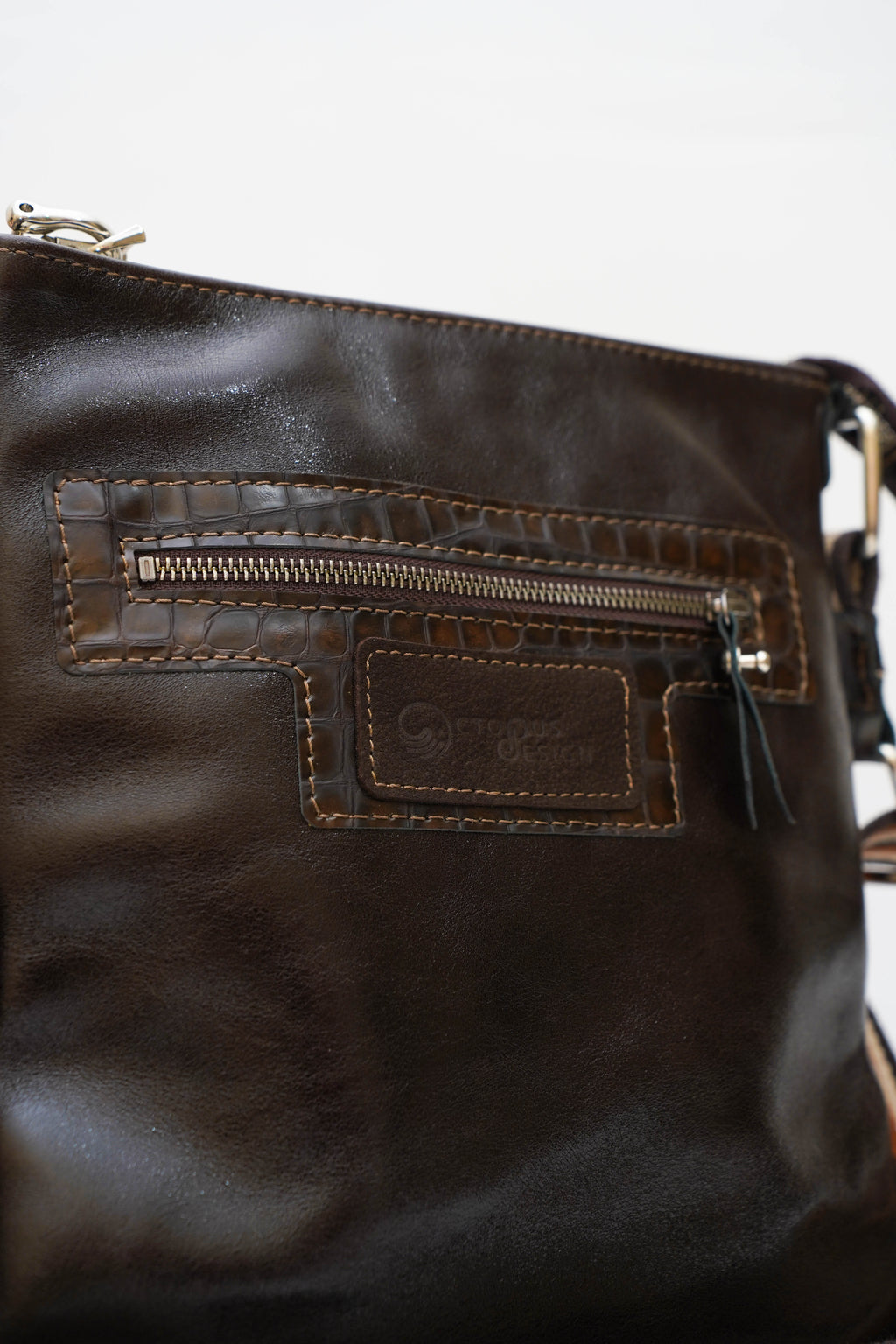 Sacoche marron foncé