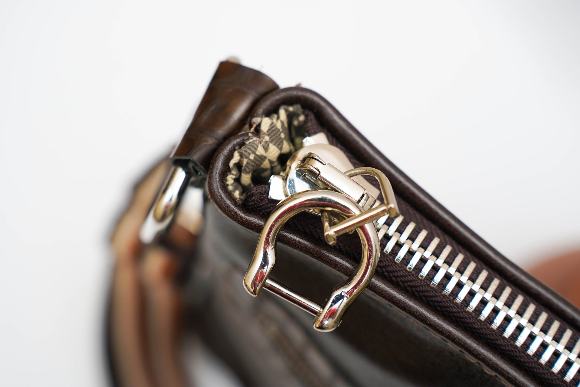 Sacoche marron foncé