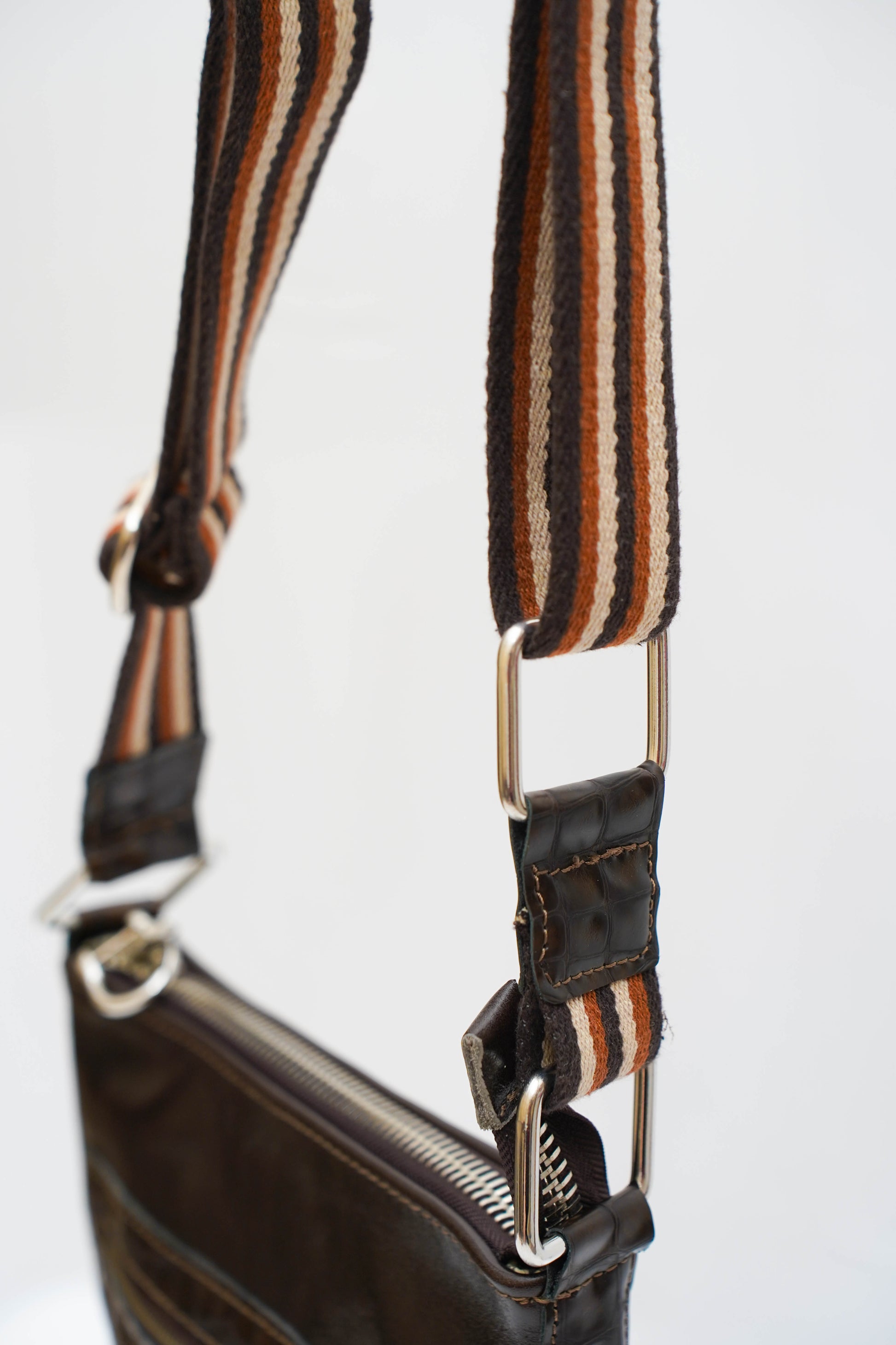 Sacoche marron foncé