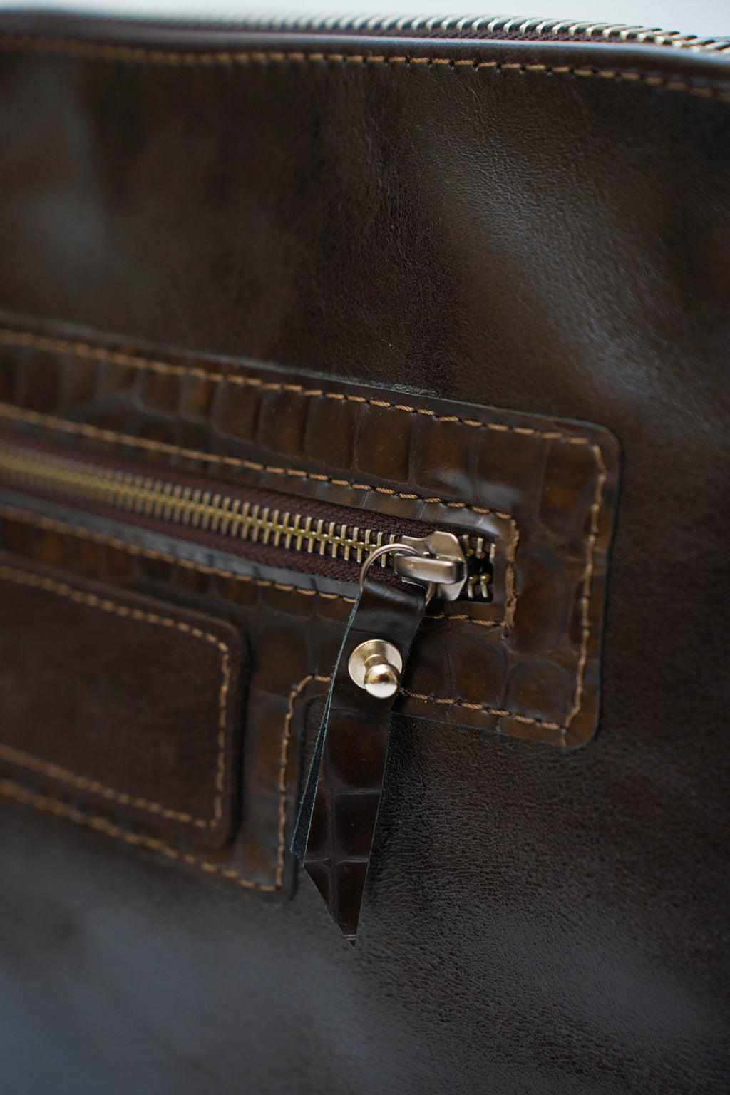 Sacoche marron foncé