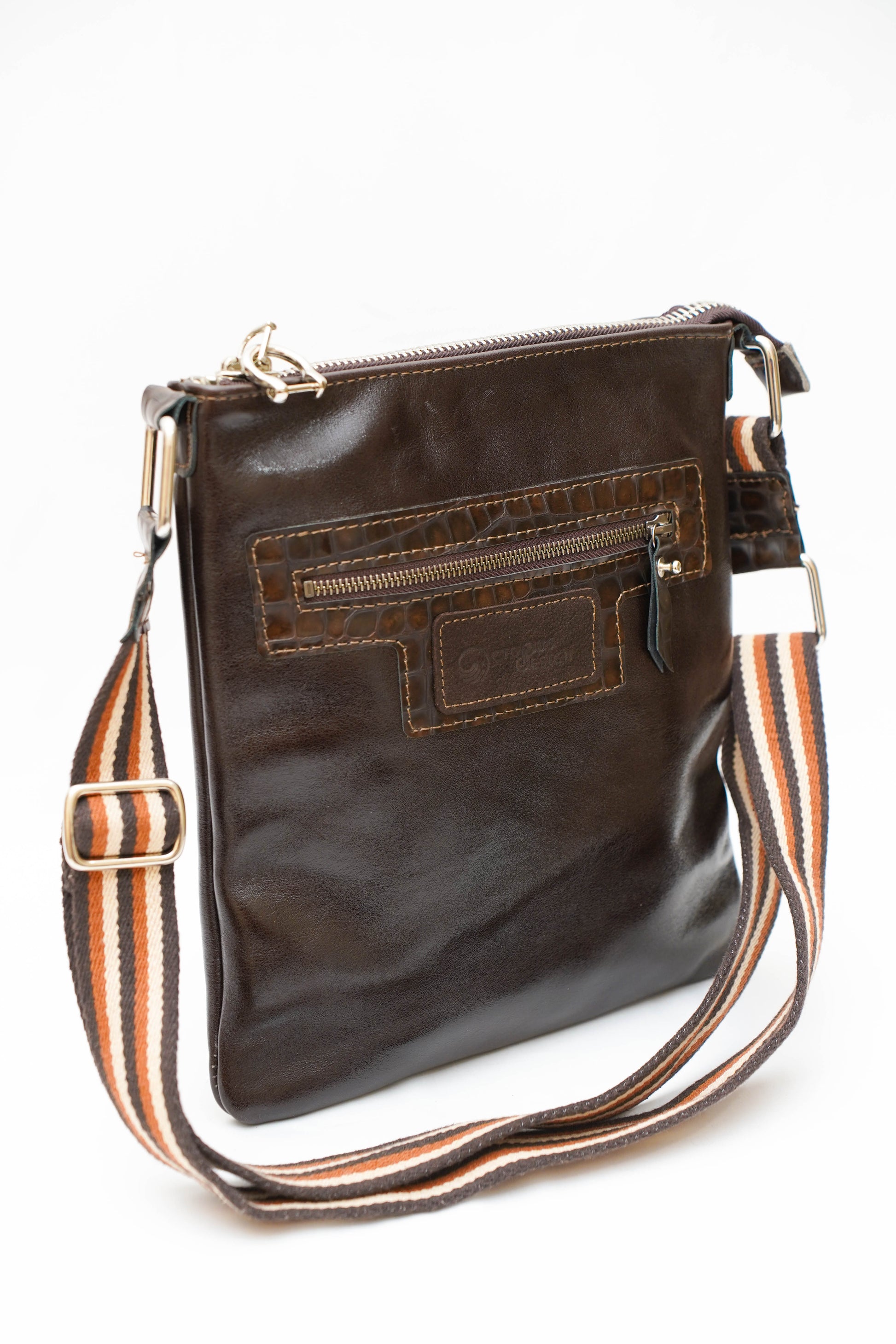 Sacoche marron foncé