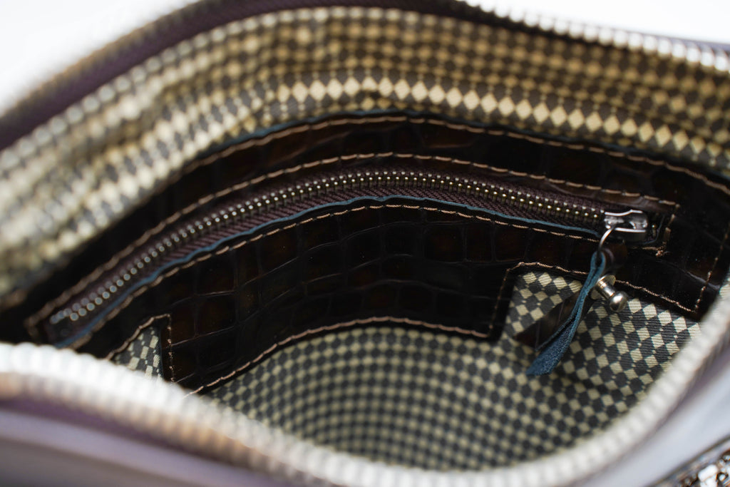 Sacoche marron foncé