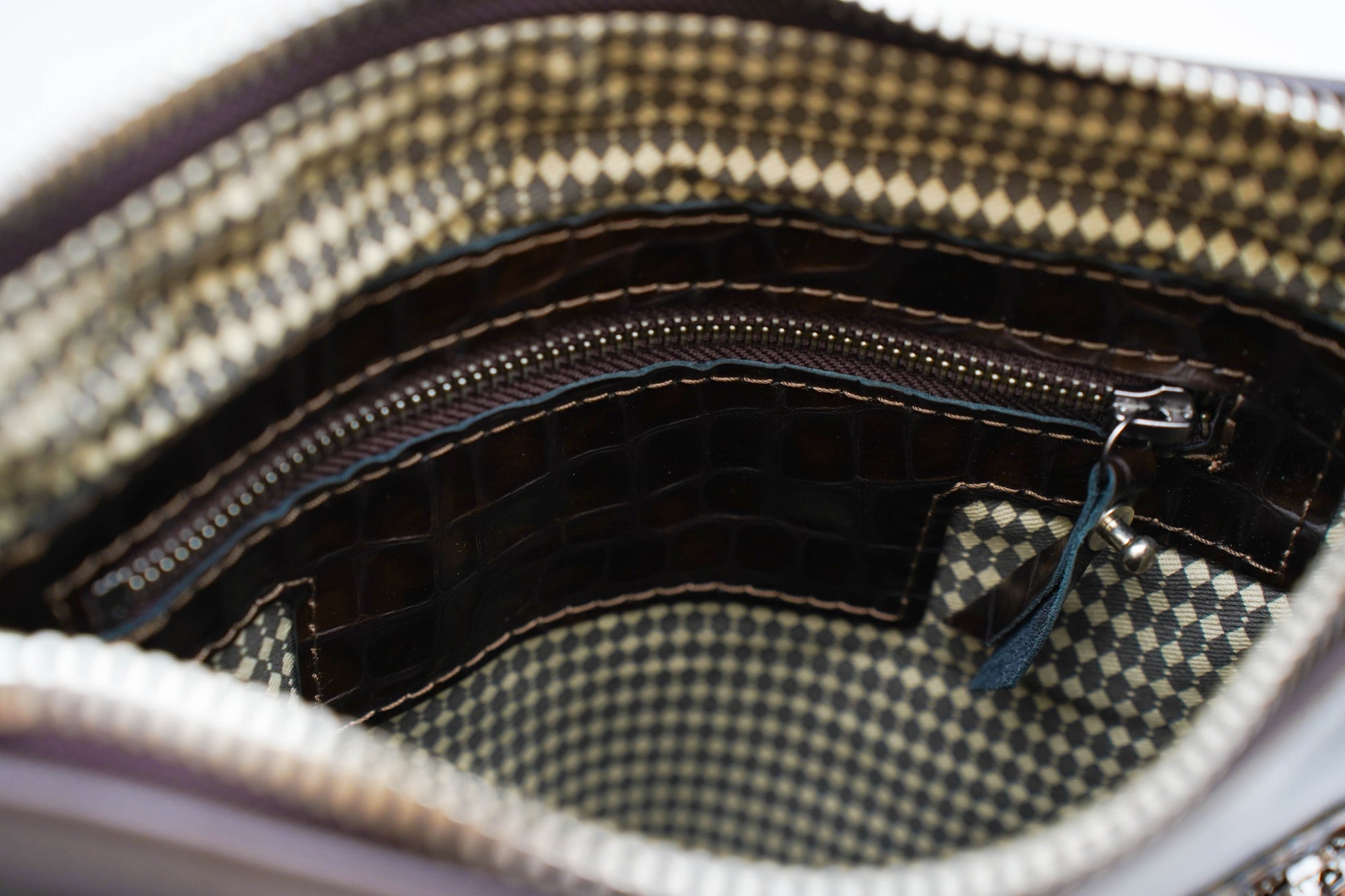 Sacoche marron foncé