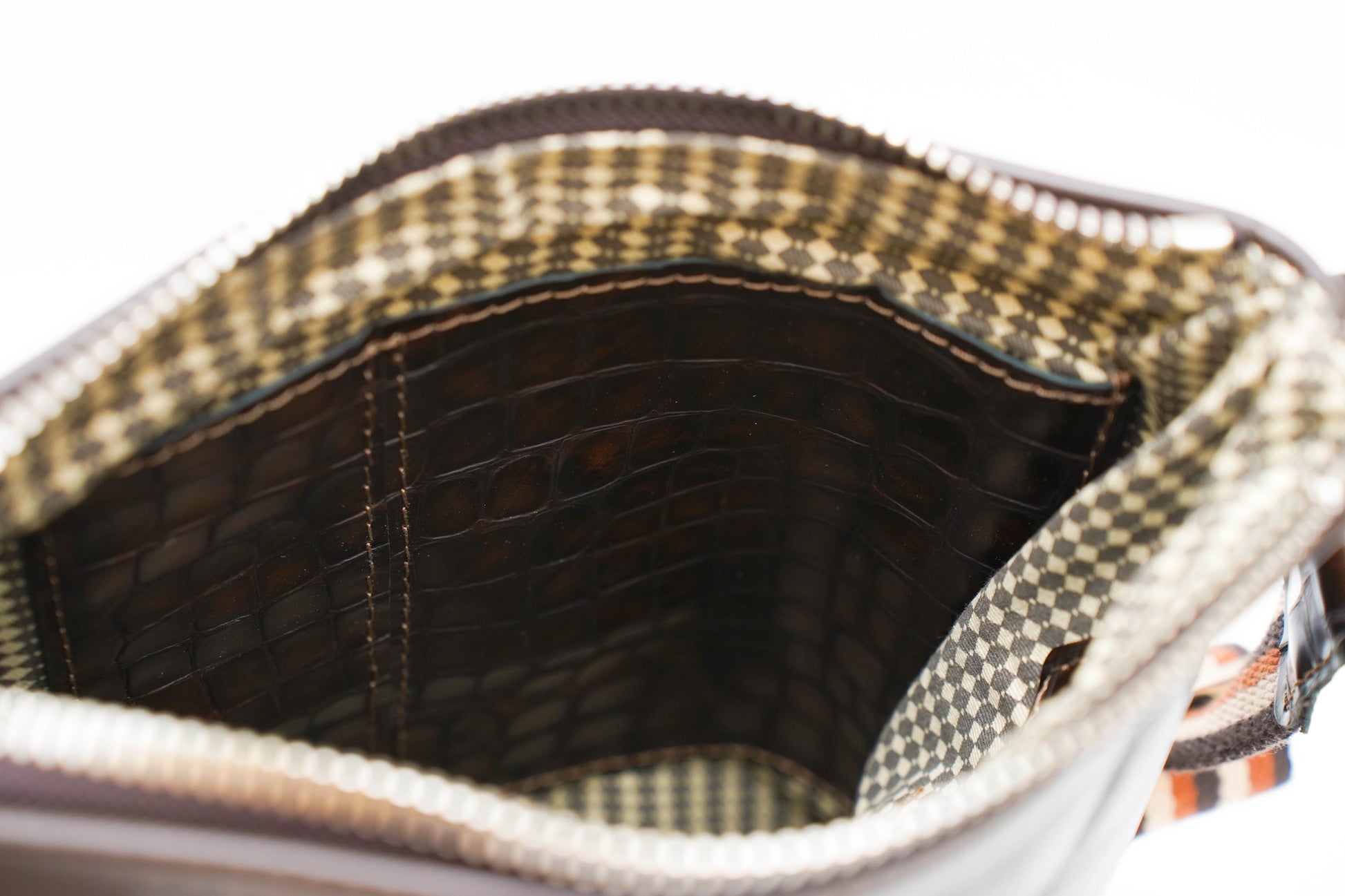 Sacoche marron foncé