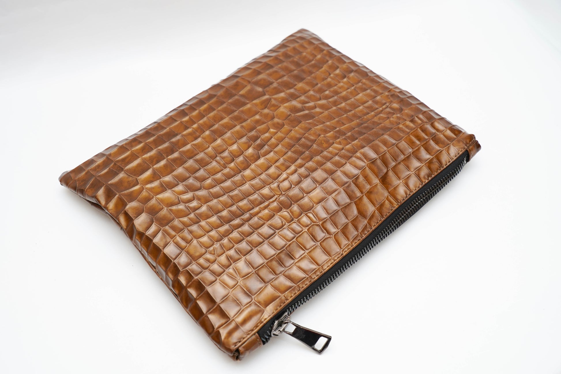 Porte-documents cuir gaufré