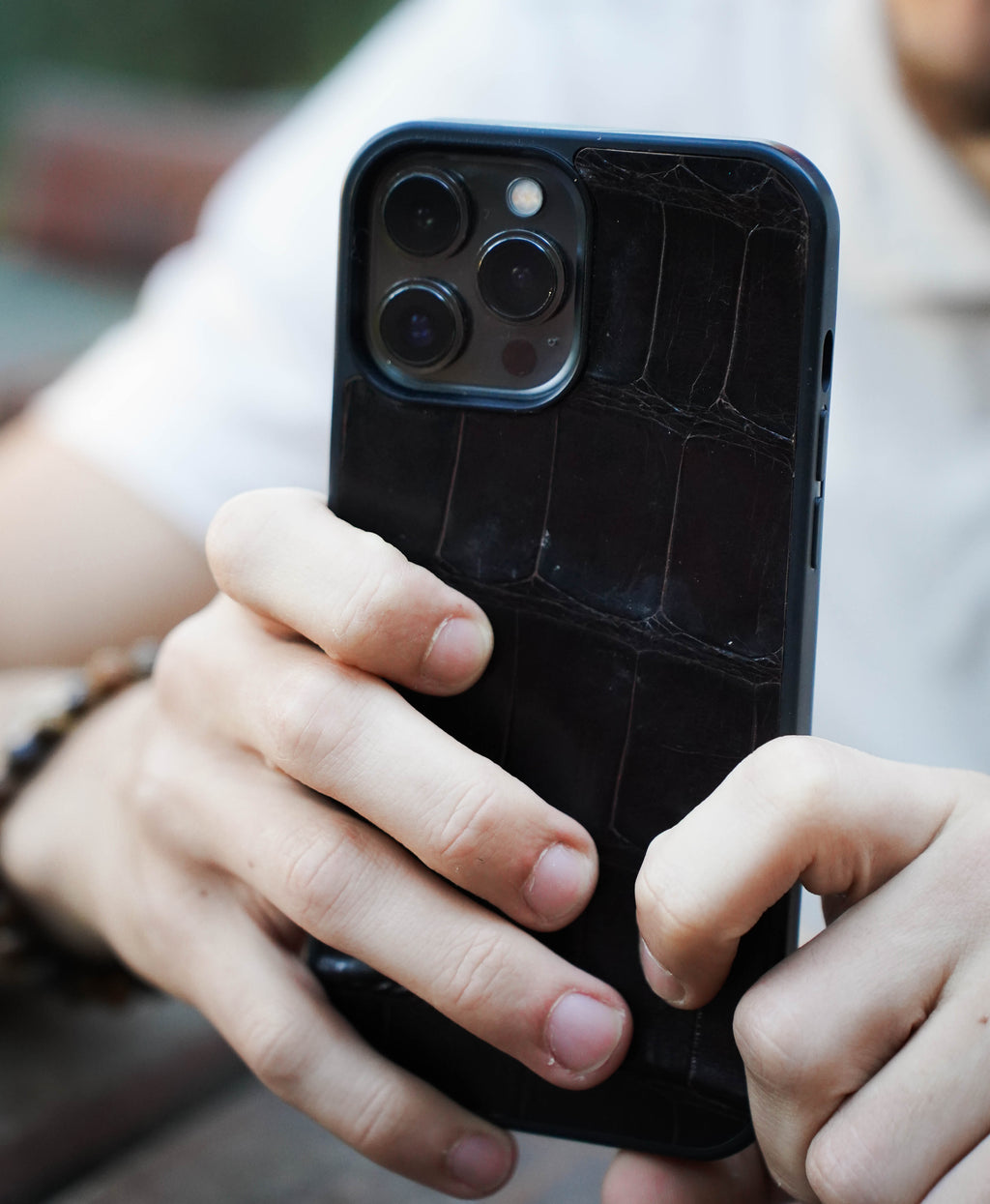 Coque iPhone 12/13/14 Pro Max.    Marron foncé