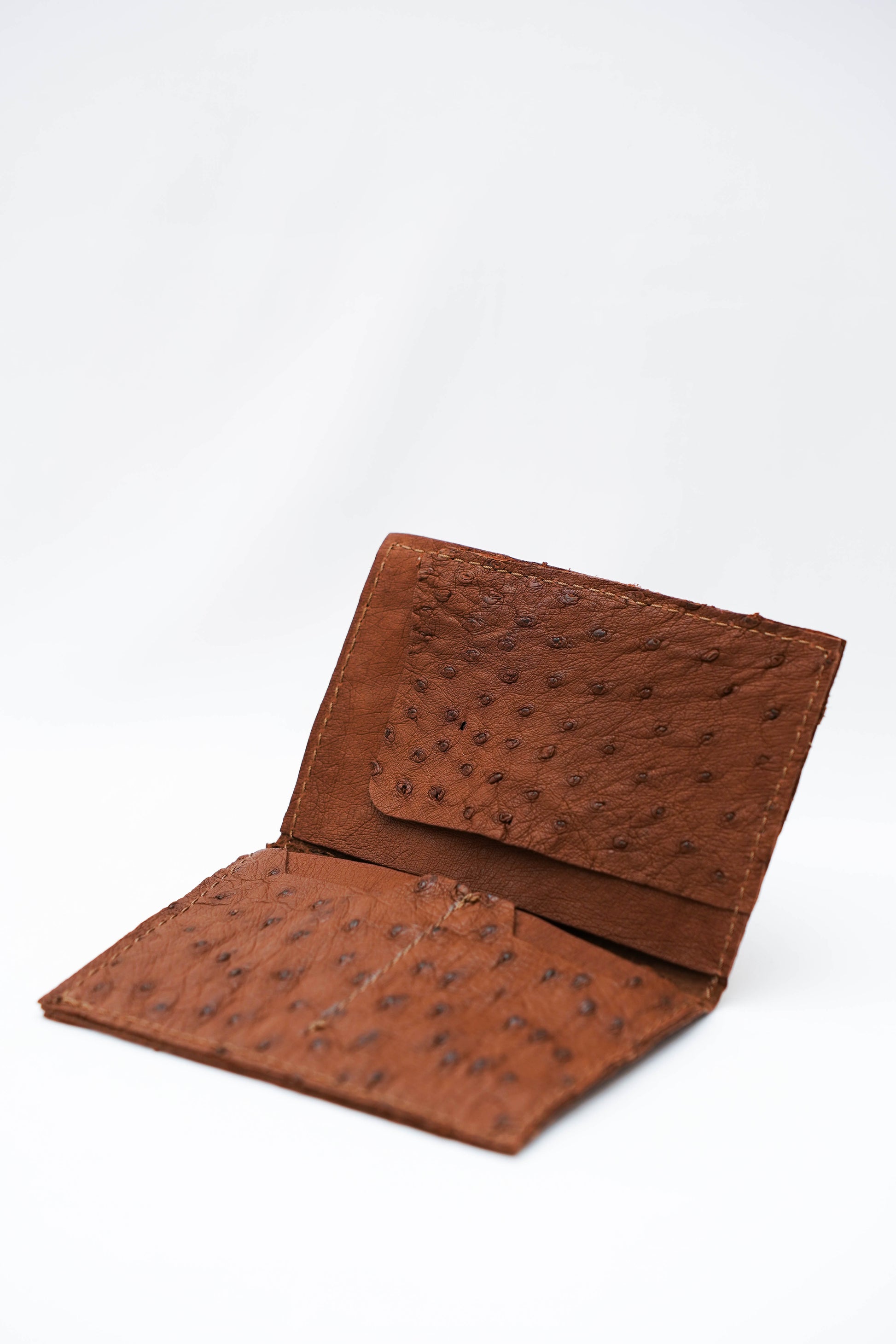 Portefeuille Gingerbread                      Véritable cuir d’Autruche