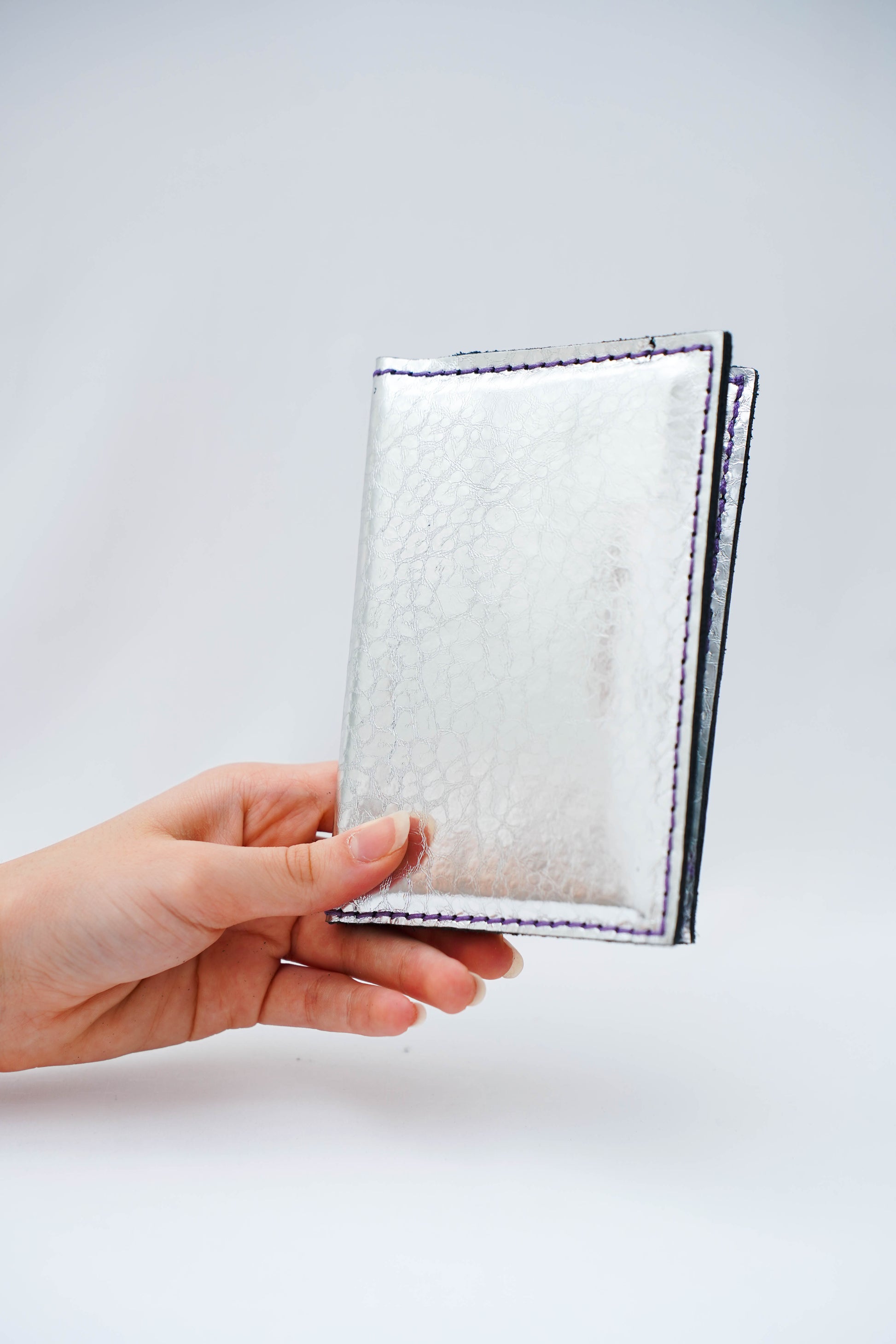 Portefeuille                                     Cuir Argenté