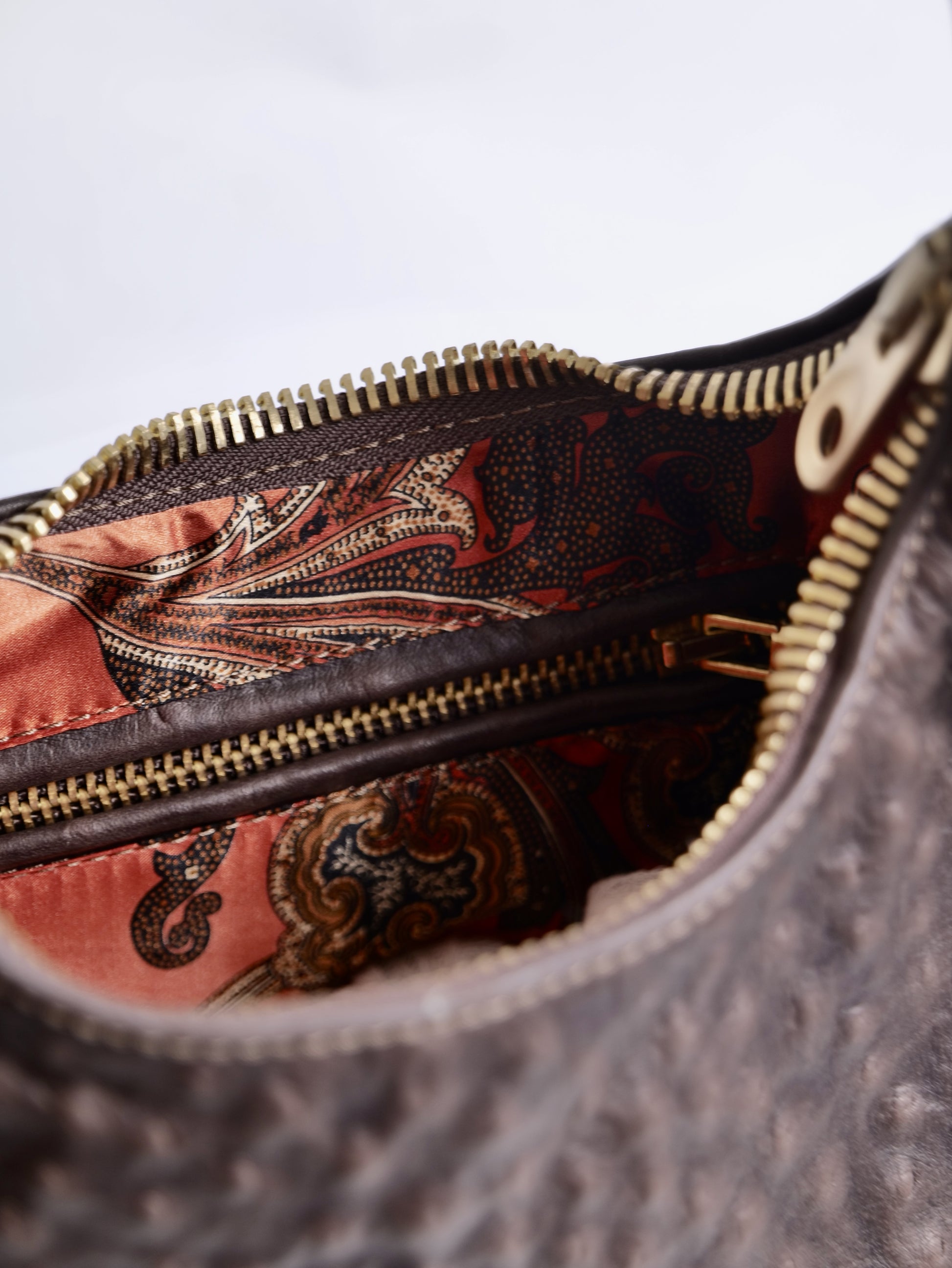 Mini Sac Empreinte                Autruche