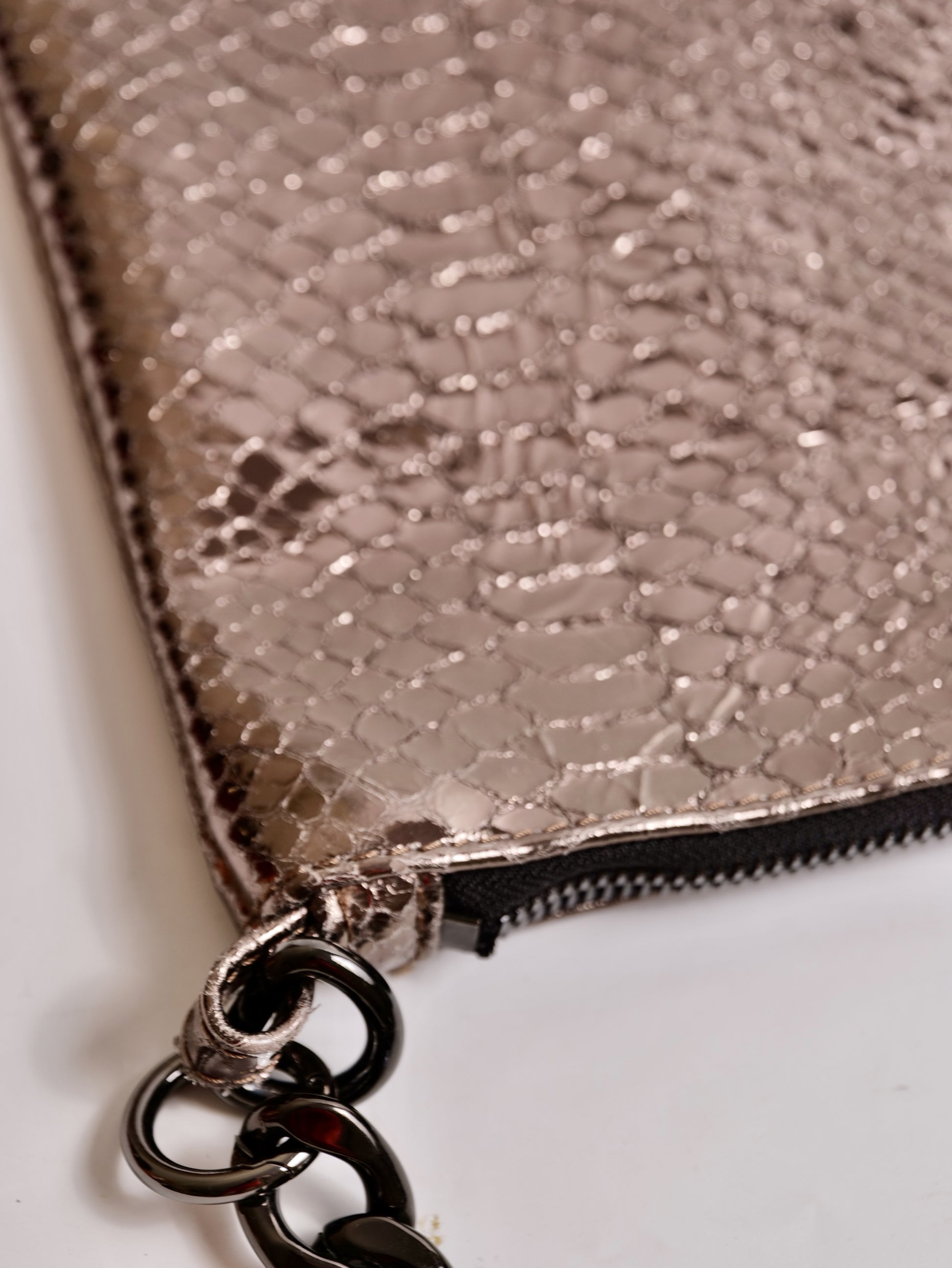 Sac Pochette Octotrend Serpentin Bronze