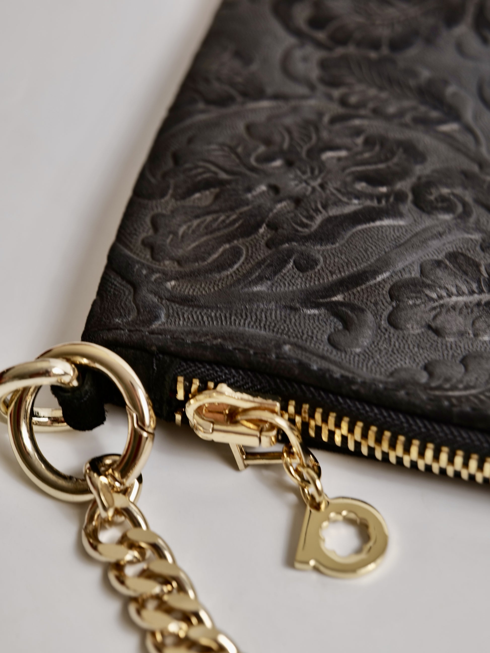 Sac Pochette Octotrend Noir Relief