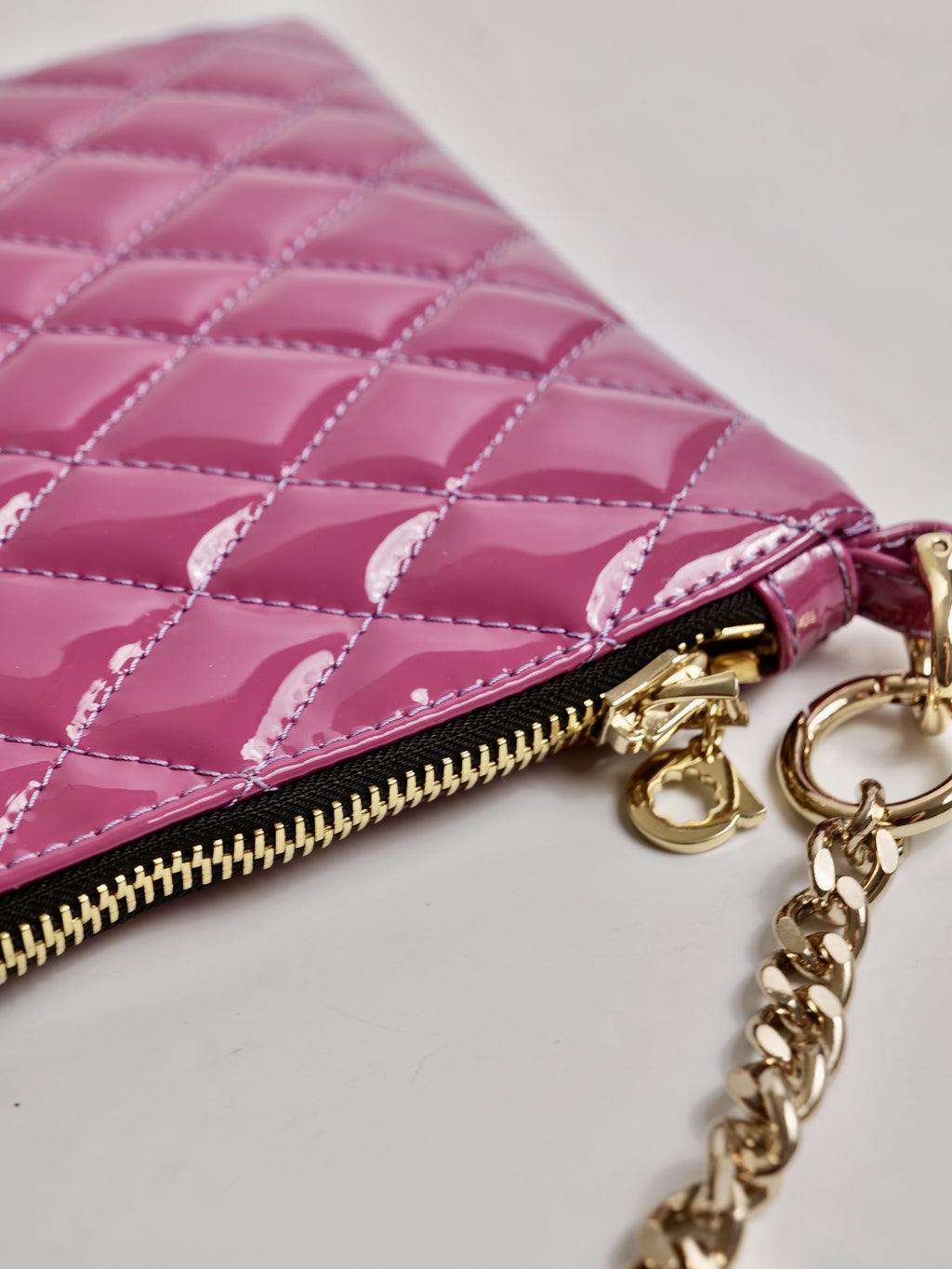 Sac Pochette Octotrend matelassée Fuchsia